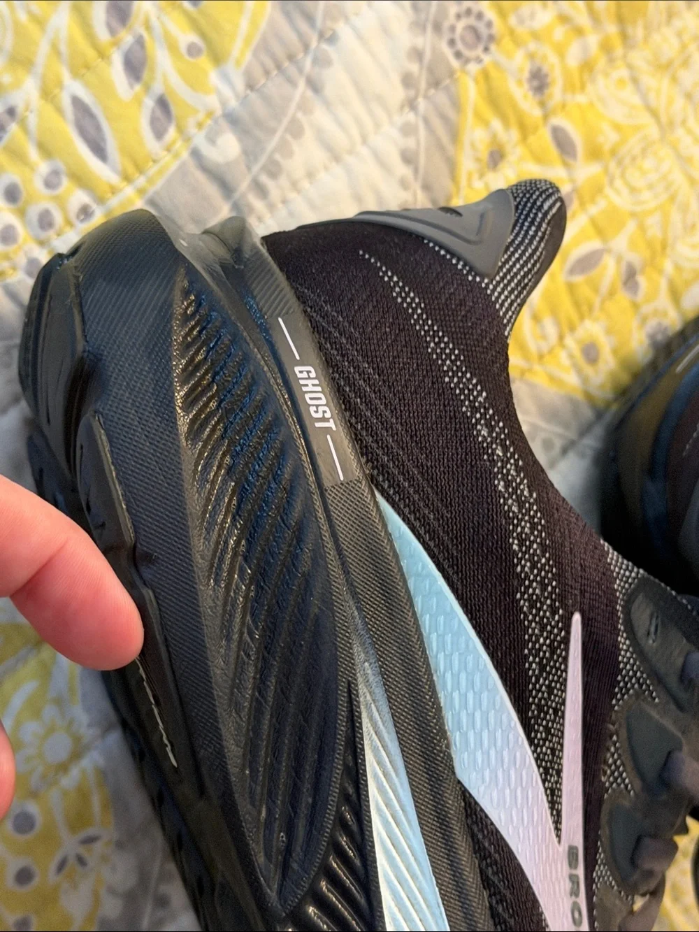 Brooks Women’s Ghost Running Shoes - Dark Gray with Light Gray Accents